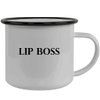 Molandra Products Lip Boss - 12oz Camping Mug Stainless Steel, Black