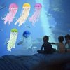 KAYBOBEZK Jellyfish Plush, Jellyfish Stuffed Animal Toy, Simulation Cute Purple Jelly Fish Plush Pillow Room Decor Toy, Unique Plush Gifts for Kids Cute