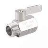 Hsmhose Shower head Shut Off Valve,Water Flow Control Valve,Stainless Steel Valve NPT Thread(1/2" Female X 1/2" Male)