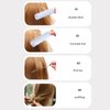 Highlighting Clip Comb, Teasing Foiling Salon Straightening Hair Clip Styling Weaving Rat Tail Parting Combs for Unisex Styling, Weaving, Parting (Lavender)