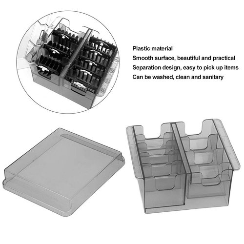 Clipper Comb Holder, Limit Comb Organizer, Hair Clipper Storage Box Salon Barber Comb Storage Case Container for Hair Clipper Comb(1)