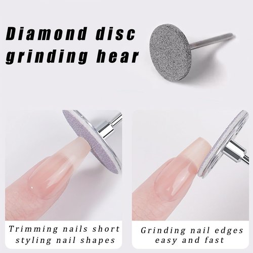 Sanding Disc Nail Drill Bits Nail Electric Foot File Drill Bits Hard Dead Skin Cuticle Bit for Nail Drill Bit Foot Callus Remover Pedicure Supplies Tools Nail Bits for Acrylic Nail Salon Foot Care