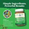 Chewable Vitamin C Gummies for Adults - Halal Vitamin C Immune Support Gummies - Ascorbic Acid Natural Vitamin C Gummy Immune Booster for Adults and Natural Cold Remedy Gummy Vitamin C Vitamins