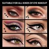 Eyeliner Stamp - Winged Eyeliner Stamp for All Eye Shapes, Easy Cat Eye Stencil Makeup Tool, SmudgeProof & Waterproof Liquid Eye liner Pen, Heart Stamp (10MM, Black)