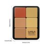 RoseFlower 12 Colors Makeup Palette, Foundation Contour Palette, Bronzing Eyeshadow, Make-up Blending Palettes with 10 Makeup Brushes, Full Starter Makeup Kit for Women Beginners Smooth Long Lasting