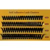 Pre Bond Lash Clusters, Self-Adhesive, Glue Free, No Irritation, 10-16mm (10-09)