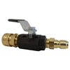 Ultimate Washer UW11-PWABV038 Power Washer Ball Valve Kit 3/8-Inch Male Plug X 3/8-Inch Female Quick Connect, 3000 PSI for High Pressure Hoses