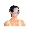 Eye Eco Tranquileyes XL Advanced Warm Compress – Dark Eye Mask for Dry, Irritated Eyes – Help Improve Sleep with Soft Comfort Eye Shade - Microwavable Beads and Self-Heating Instants - Blue