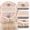 NOSTALGIA Blonde Ponytail Extensions Long Wavy Drawstring Ponytail 26 Inch Drawstring Ponytail Hair Extensions for Women Daily Use