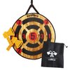 WIn SPORTS Toy Foam Axe Throwing Game - Indoor Outdoor Target Game,Includes Two Foam Axes, One 26” Easy Fold Target and A Carry Bag