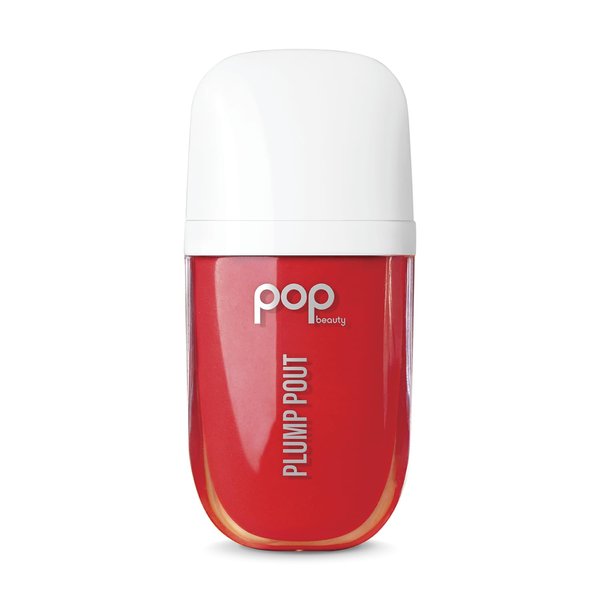 POP Beauty PLUMP POUT | WATERMELON WOW - Plumping Lip Oil, Hydrating Lip Gloss, Long Lasting Nourishing Lip Glow Oil Non-sticky