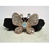 Generic Butterfly shaped hair tie pony tail holder scrunchie with crystals