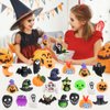 100Pcs Halloween Kawaii Squishies,Mini Mochi Squishy Squeeze Toys Stress Reliever Anxiety Packs for Kids Halloween Party Favors (Halloween)