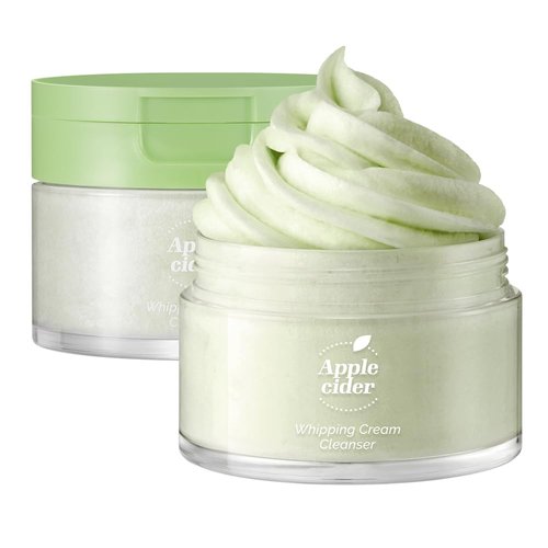 Ariul Apple Cider Whipping Cream Cleanser/Salicylic Acid 0.5%, KFDA certified acne-relief functional foam cleanser, All in One Cleansing Cream, Cleanser that pack 3.4 oz (100mL)