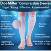 Doc Miller Premium Calf Compression Sleeve 1 Pair 20-30mmHg Strong Calf Support Fashionable Colors Graduated Pressure for Sports Running Muscle Recovery Shin Splints Varicose Veins (Gray, Medium)