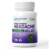 Puregen Labs Extra Strength Headache Caplets, Aspirin 250 mg (NSAID), Caffeine 65 mg, 150 Count