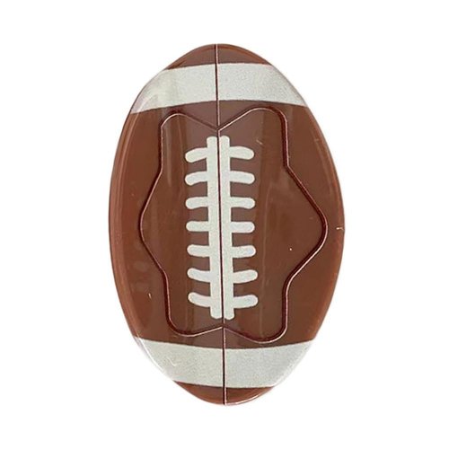 1Pc Brown Creative Rugby Hair Claw Clip for Women,Football Hair Claw Clip,Rugby Football Hair Clips,Cute Non-Slip Sports Hair Barrettes,Colorful Sports Hair Accessories Hair Clips Clips and Barrettes