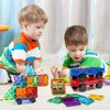 Magnetic Tiles Cars Construction Set: Magnet Bricks Truck Kit Toy for Kids Ages 3-5 4-8 5-7, Magnetic Building Stacking Blocks Cars Montessori Educational STEM Toys Gifts for 3+ Year Old Boys & Girls