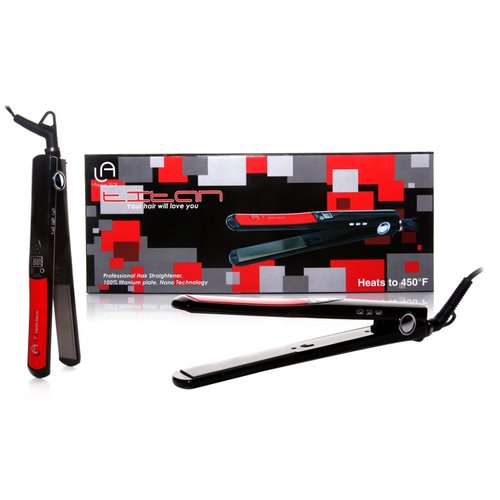 Le Angelique Professional Titan Titanium Flat Iron