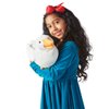 Folkmanis Duck Hand Puppet, White, Yellow