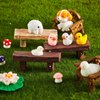 100 Pieces Mini Resin Animals Miniature Panda Figurine Garden Animal Figurine Miniature Duck Figurine Micro Landscape Fairy Dollhouse Ornament for DIY Plant Bonsai Accessories(Vibrant Style)