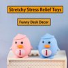 MSRRTUSY Funny Cute Stretchy Soft Penguin Squishy Toys,Squeeze Stress Relief Toys，Party Favors for Kids, Birthday Gifts,Christmas,Easter Egg,Funny Desk Decor