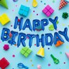Happy Birthday Balloon Banner Letter Party Decorations | 16 Inch 3D Letter Aluminum Foil Inflatable Letter kit set | Party Decor and Event Supplies | Letter Balloon Sign Birthday Party Decor