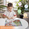 100 Piece Christmas Puzzles for Kids Ages 4-6 4-8 8-10 Christmas Puzzle - Christmas Dogs and Snowman Puzzles for Kids Ages 6-8 Children Educational Puzzles Gifts Christmas Stocking Stuffers