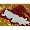 Gold Glitter Jolliest Bunch Of Assholes Banner- Christmas Party Decorations,Christmas Vacation Party Decorations, Ugly Christmas Sweater Party Decorations, Christmas Decorations for Home Office Fireplace Mantel