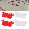 VBESTLIFE 120Pcs RC Drift Race Road Barrier Plastic DIY Racing Track Road Barrier for RC Car Track Installation