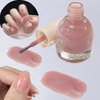 COSMOO Nude Color Quick Dry Nail Polish, Nude Pink Air Dry Nail Lacquer for Nail Art Varnish