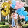 40 Inch Gold Number 1 & Mini Crown Balloon for Birthday Party Decorations, 1st Birthday Party Decorations, Baby Shower Anniversary Balloons Decorations Supplies
