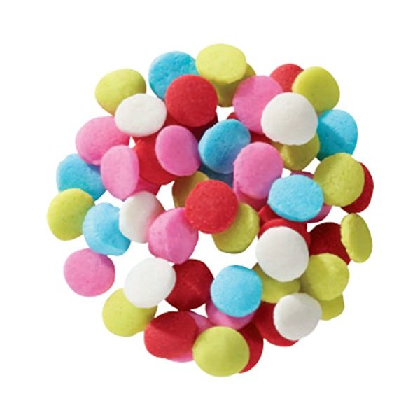 Edible Confetti Sprinkles Cake Cookie Cupcake Quins Lollipop 8 Ounces