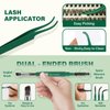 DIY Lash Extension Kit KEYYOU 300Pcs Individual Eyelash Extension Kit 40D 0.07C Curl 9-18MIX Lash Clusters Kit with Lash Glue Remover Applicator Easy to Use for Beginners(Kit-40D-0.07C,9-18MIX)