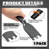 Grill Scraper for George Foreman Indoor Grills & Most Other Indoor Grills with Grooves, Heat-Resistant Grill Spatula