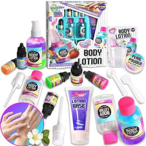 Kid Body Lotion Making kit, FunKidz STEM Makeup Maker kit for Girls Science Kits