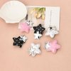 Star Hair Pins for Girls Side Hair Clip for Toddlers Cute Hair Barrettes for Fine Hairclips Duckbill Small Hair Accessories for Women Girls 6 Pack Star Clips for Hair Small Hairpin Star