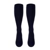 Truform Travel Compression Socks for Men and Women, 15-20 Knee High Over Calf Length, Navy, Small