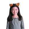 Fun Express Plush Zoo Animal Headbands w Ears (1 dozen) Jungle Party Favors and Costume Accessories, Zebra, Giraffe, Elephant &Tiger - VBS Vacation Bible School Supplies/Decor