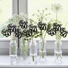 12 PCS Cheers to 60 Centerpiece Sticks Double Sided Glitter 60th Birthday Cake Toppers Number 60 Centerpieces Table Flower Topper Decorations for 60th Birthday Party Centerpiece Supplies Black