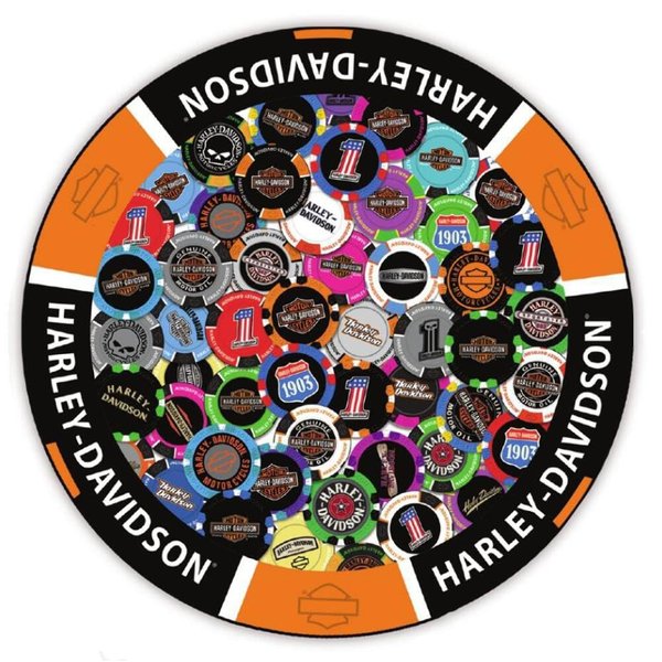 Harley-Davidson® Poker Chip 1000 Piece Puzzle DW-6077