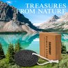 SALVMARY Natural Pumice Stone for Feet - Lava Foot Scrubber Dead Skin Corn Callus Remover Exfoliator Pedicure Tools for Feet Heels and Hands 2 Pack