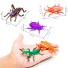 10Pcs Bath Toys Bug Toys,Color Changing Toys Stretchy Toys, Insects Toys Animal Figurines, for Kids 3+, Novelty Gag Prank Squeeze Toy for Themed Parties,Goodie Bag Fillers,Classroom Rewards
