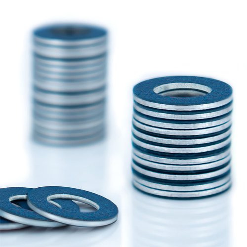 15Pcs Oil Drain Plug Gasket, 12mm Aluminum Crush Washer, 9043012031 Seal Ring, Professional Automotive Replacement by KeeRoarin