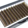 Scala Thickness 0.10mm C Curl Light Brown/Dark Brown/Black-Brown False lashes Individual Eyelash Extension Natural False Eyelashes (11mm, Dark Brown)