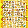 100 PCS Taco Bout Love Birthday Party Decorations Favors Supplies Temporary Tattoos Decor Mexican Fiesta Taco Twosday Tuesday Stickers For Boys Girls Gift School Prizes Rewards