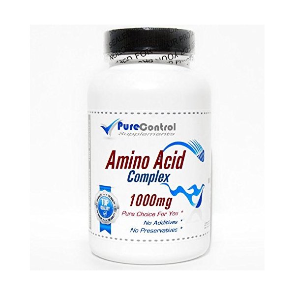 Amino Acid 1000mg Complex // 100 Capsules // Pure // by PureControl Supplements