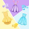 Meland Princess Dress Up for Girls 3-6, Dress Up Clothes for Girls with Princess Shoes Toy, Birthday Gift for Toddlers Girls