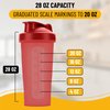 Mr. Pen- Shaker Bottles for Protein Mixes, 28 oz, Red, Protein Shaker Bottle with Wire Whisk Ball, Shaker Cup, Mixer Bottle, Protein Shake Bottles, Protein Bottle, Protein Shake Bottle