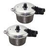 Totority 2pcs Pressure Cooker Model Doll Accessories Toys Decor Mini Toys for Miniature Kitchen Accessories Pretend Cooking Utensils Mini Pressure Cooker Mini House Toys
